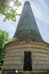 The 20-metre towering tomb of Felix de Beaujour, a French diplomat, politician and historian